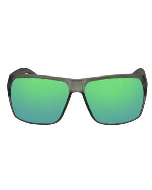 Nick I Polarised Sunglasses in Grey & Green Mirror