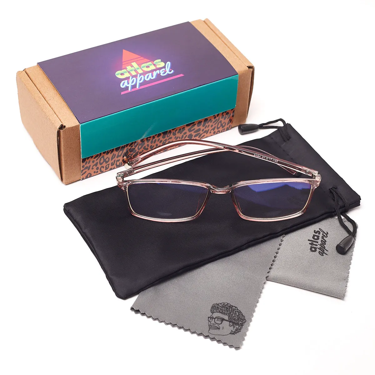 NICOLE (Size 51) UV-Protected Womens Blue-Light and Anti-Glare Rectangular Eyeglasses