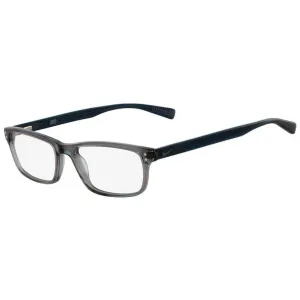 Nike Men's Eyeglasses - Anthracite and Space Blue Rectangular Frame | NIKE 7237 21