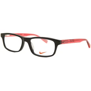 Nike Unisex Eyeglasses - Black Solar Red Rectangular Frame, 49 mm | NIKE 5014 4