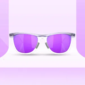 Oakley Frogskins Hybrid Matte trans Lilac Prizm Violet Sunglass