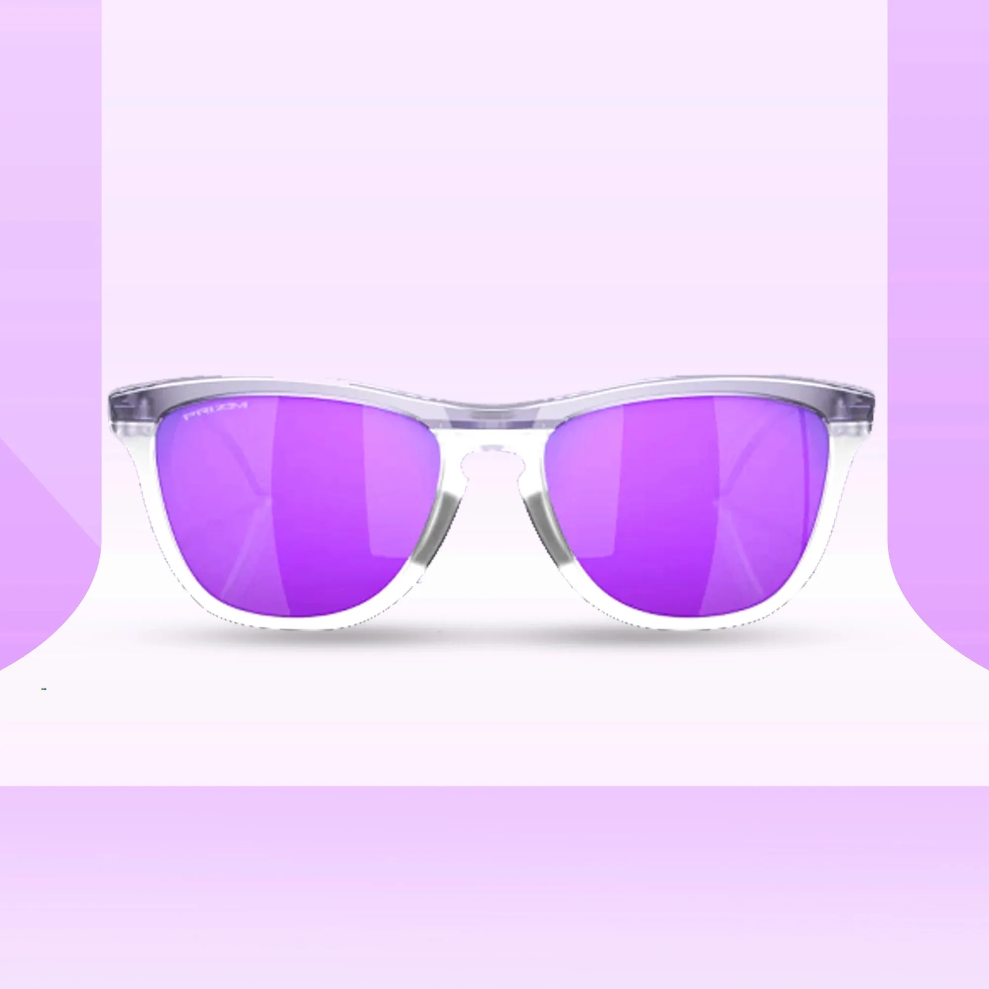 Oakley Frogskins Hybrid Matte trans Lilac Prizm Violet Sunglass