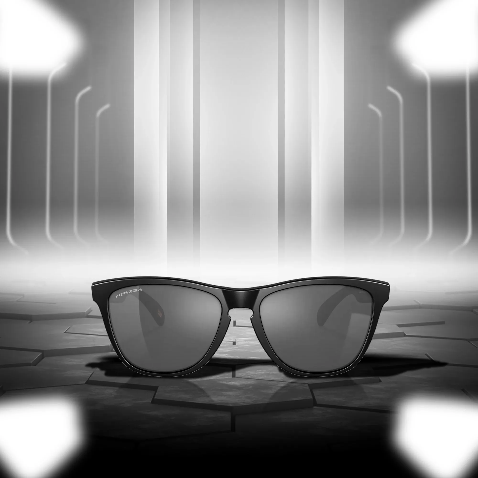 Oakley Frogskins Matte Black Prizm Polarized Sunglass