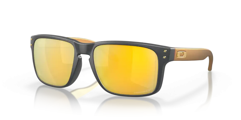 OAKLEY HOLBROOK MATTE CARBON W/ PRIZM 24K POLARIZED