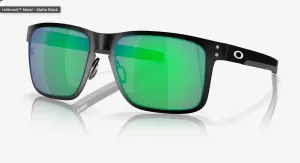 Oakley Holbrook™ Metal Jade Iridium Lenses,  Matte Black Frame