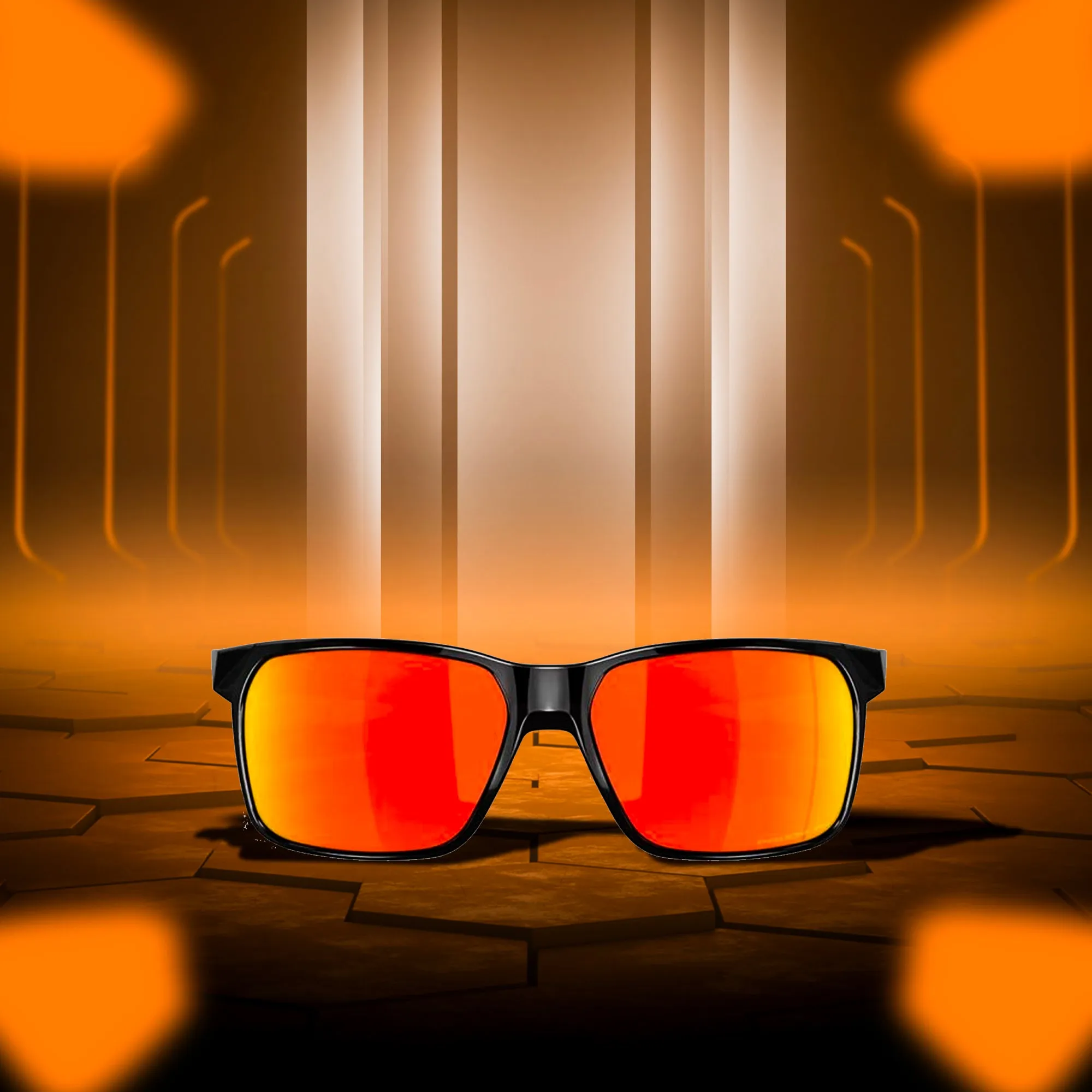 Oakley Portal X Polished Black Prizm Ruby Polarized Sunglass
