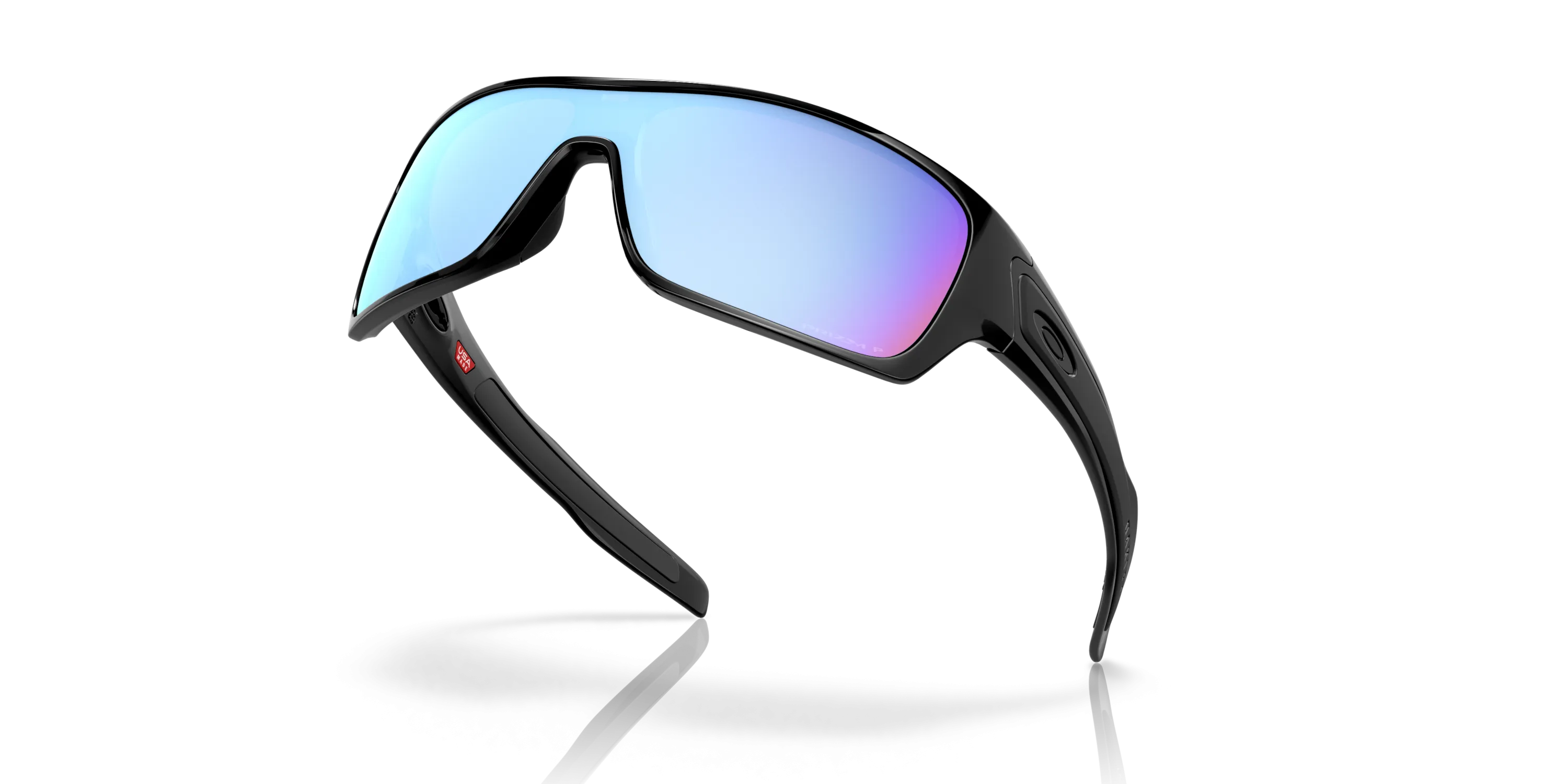 Oakley Turbine Rotor - Polished Black With Prizm Deep Water Polarized Lenses