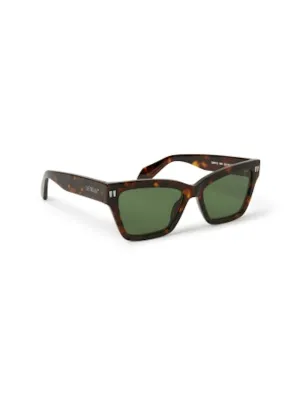 Off-White Cincinnati Sunglasses Havana/Green