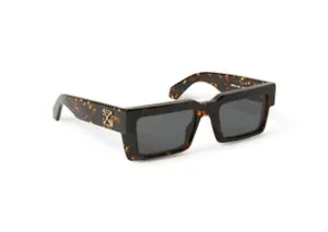 Off-White Moberly Square Sunglasses Moberly Havana/Dark Grey