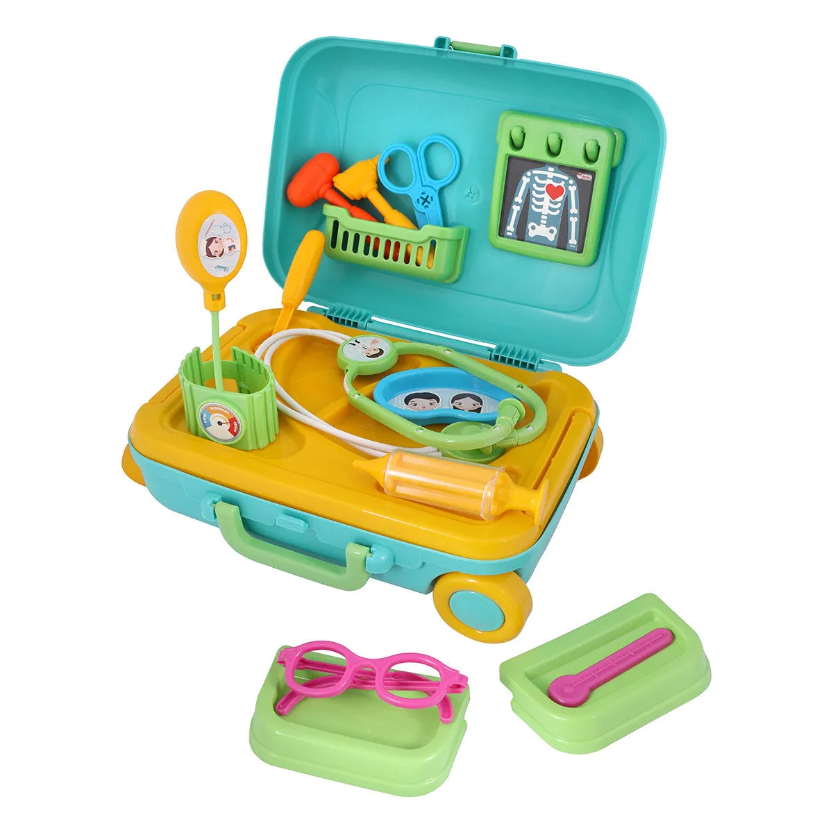Ogi Mogi Toys Doctor Set Luggage - Pretend Play Medical Kit for Kids