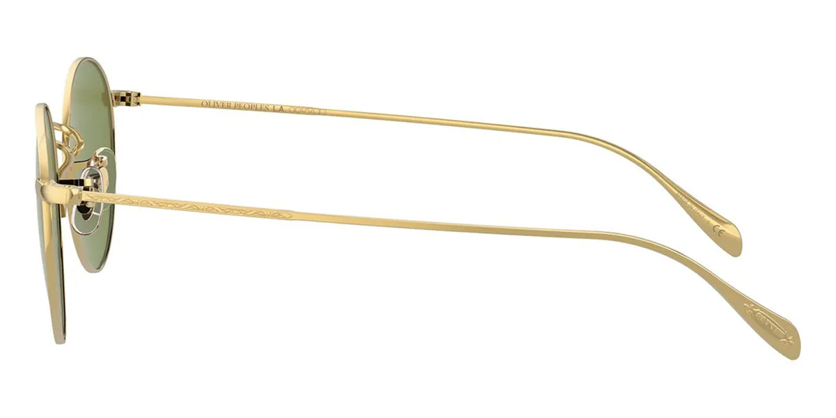 Oliver Peoples Coleridge Sun OV1186S 5145/52 Gold/Green - As Seen On Gigi Hadid