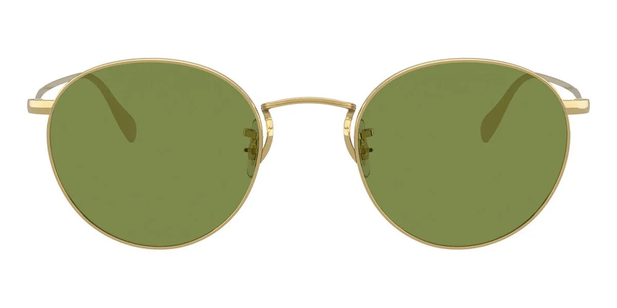 Oliver Peoples Coleridge Sun OV1186S 5145/52 Gold/Green - As Seen On Gigi Hadid