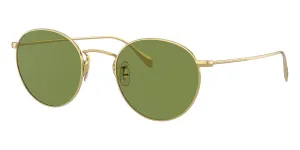 Oliver Peoples Coleridge Sun OV1186S 5145/52 Gold/Green - As Seen On Gigi Hadid