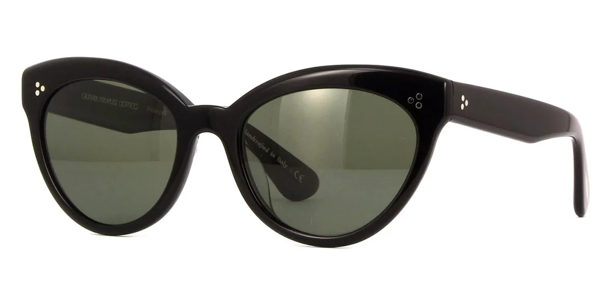 Oliver Peoples Roella OV5355SU 1005/9A Black/G15 Green Polarised