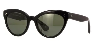 Oliver Peoples Roella OV5355SU 1005/9A Black/G15 Green Polarised