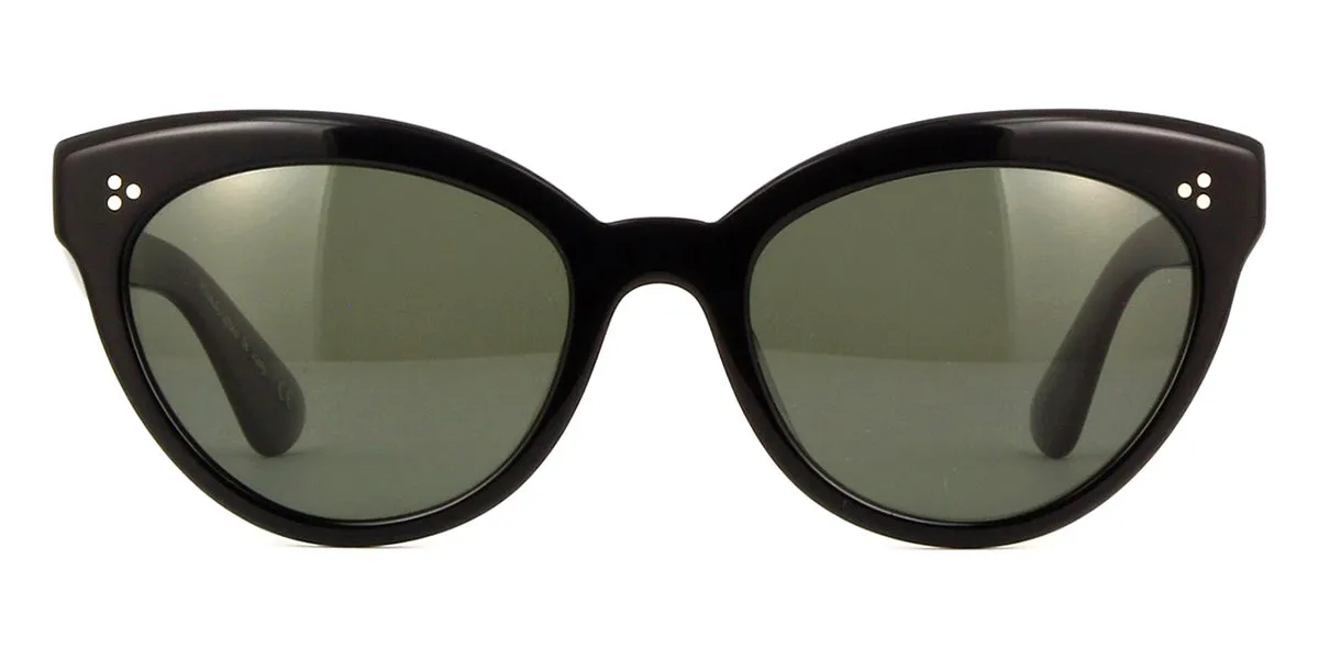 Oliver Peoples Roella OV5355SU 1005/9A Black/G15 Green Polarised