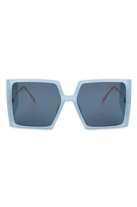 On the Horizon-Oversized Square Fashion Sunglasses
