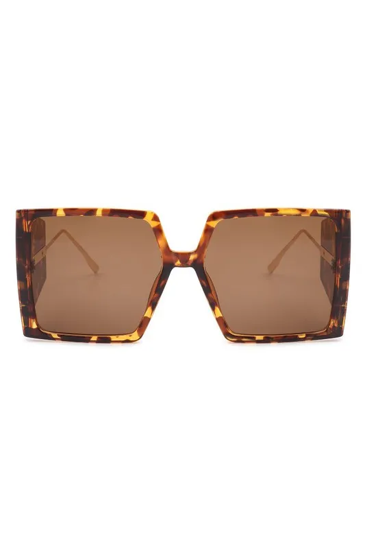 On the Horizon-Oversized Square Fashion Sunglasses