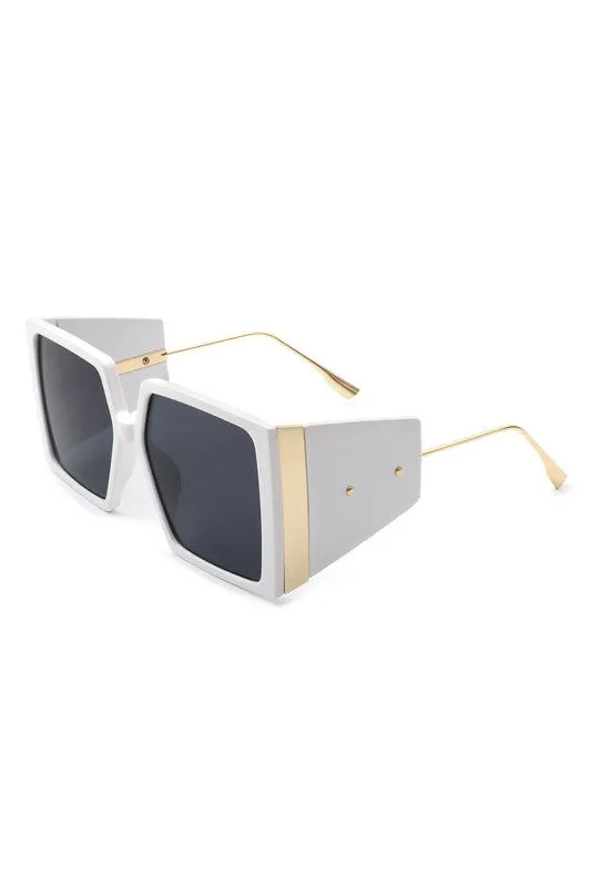 On the Horizon-Oversized Square Fashion Sunglasses