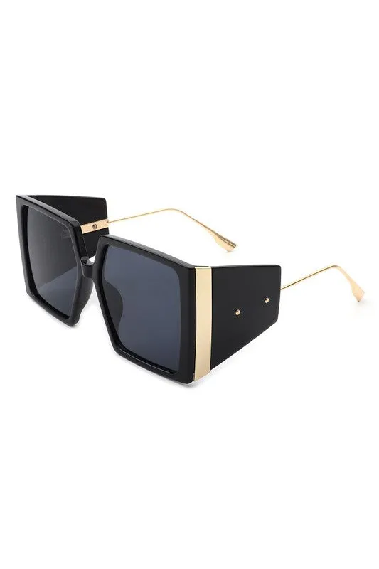 On the Horizon-Oversized Square Fashion Sunglasses