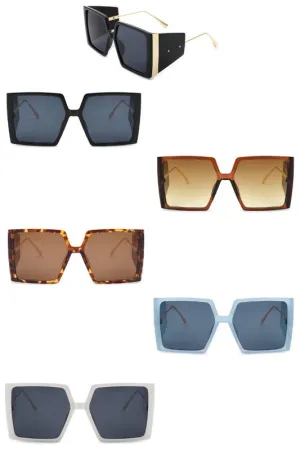 On the Horizon-Oversized Square Fashion Sunglasses
