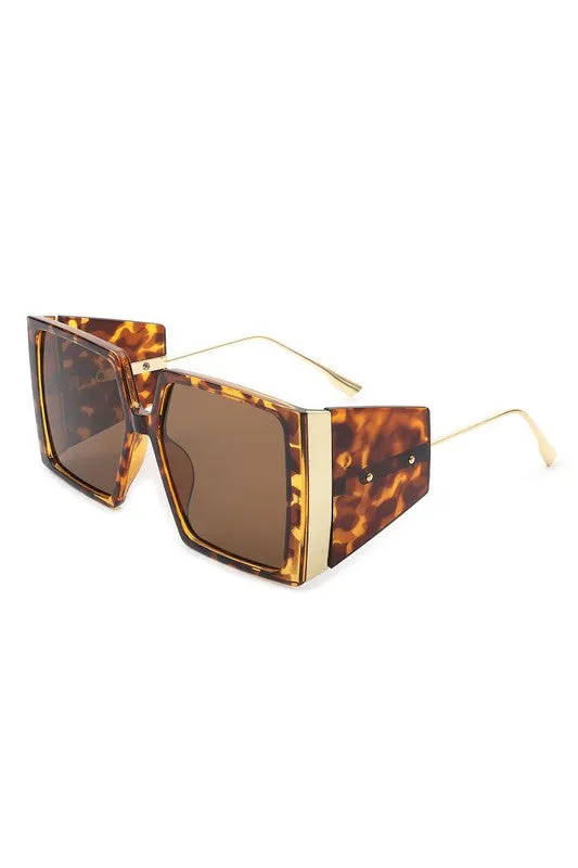 On the Horizon-Oversized Square Fashion Sunglasses