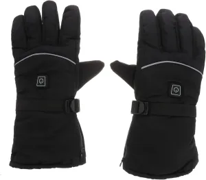 Outdoor Gloves Winter Warm Touchscreen Warmers Skiing Battery Powered Gloves Black Gloves Ski Gloves