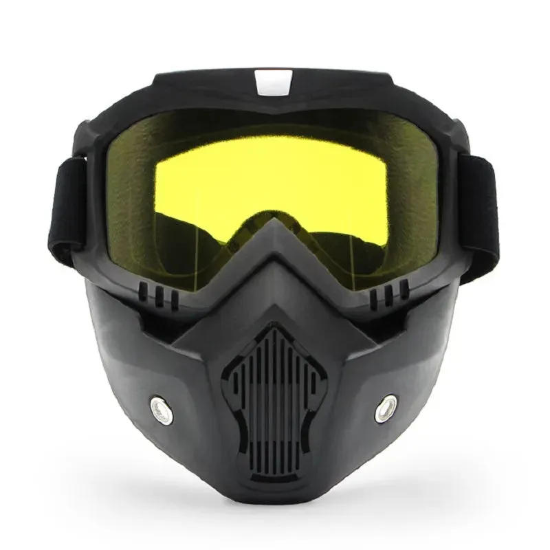 Outdoor Sport Windproof Mask Goggle HD Cycling Glasses Snowboard Eyewear Riding Motocross Summer UV Protection Sunglasses