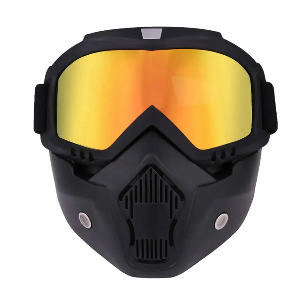 Outdoor Sport Windproof Mask Goggle HD Cycling Glasses Snowboard Eyewear Riding Motocross Summer UV Protection Sunglasses