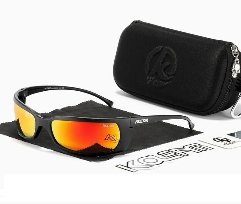 Outdoor Sports Goggles Polarized Sunglasses for Men and Women with Hard Box