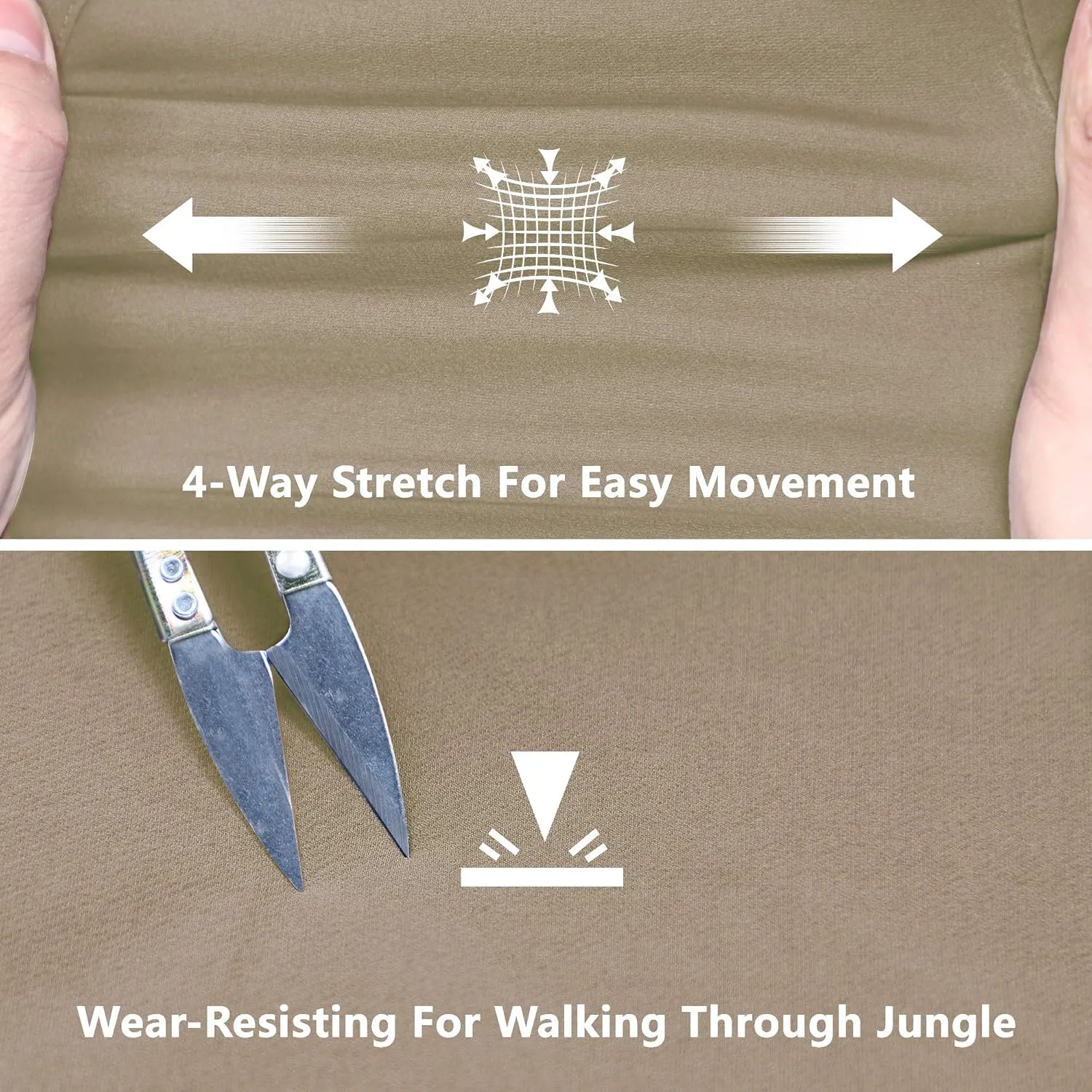 Outdoor Ventures Women's Cargo Hiking Pants, Quick Dry Stretchy Roll Up Outdoor Pants for Camping, Golf, Fishing