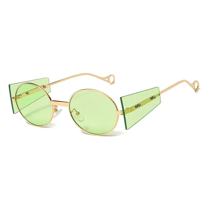 Oval Steampunk Sunglasses