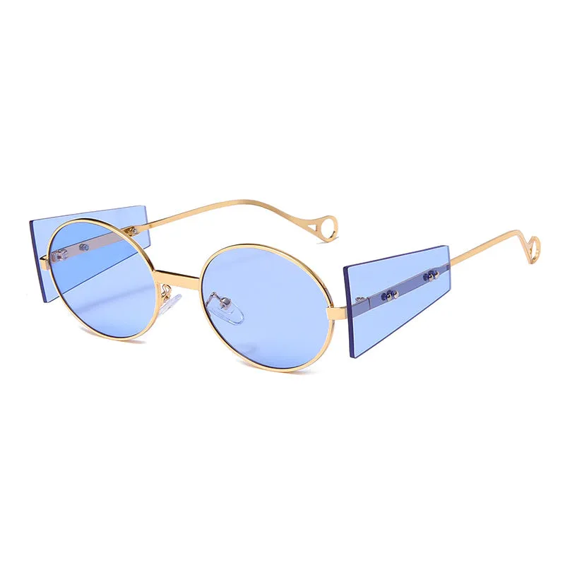 Oval Steampunk Sunglasses