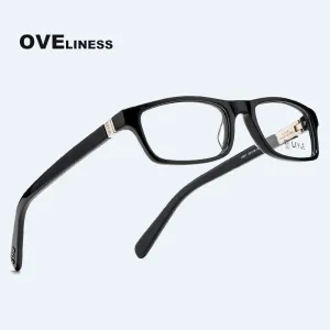 Oveliness Unisex Full Rim Square Acetate Eyeglasses Lb01