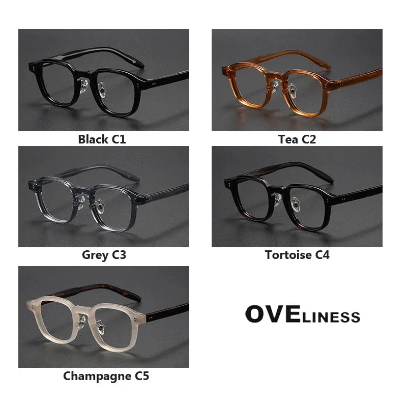 Oveliness Unisex Full Rim Square Acetate Eyeglasses V013