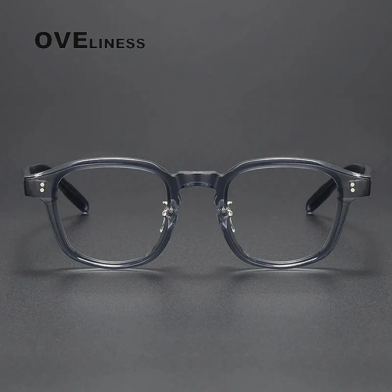 Oveliness Unisex Full Rim Square Acetate Eyeglasses V013