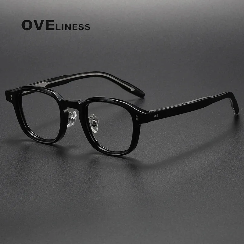 Oveliness Unisex Full Rim Square Acetate Eyeglasses V013