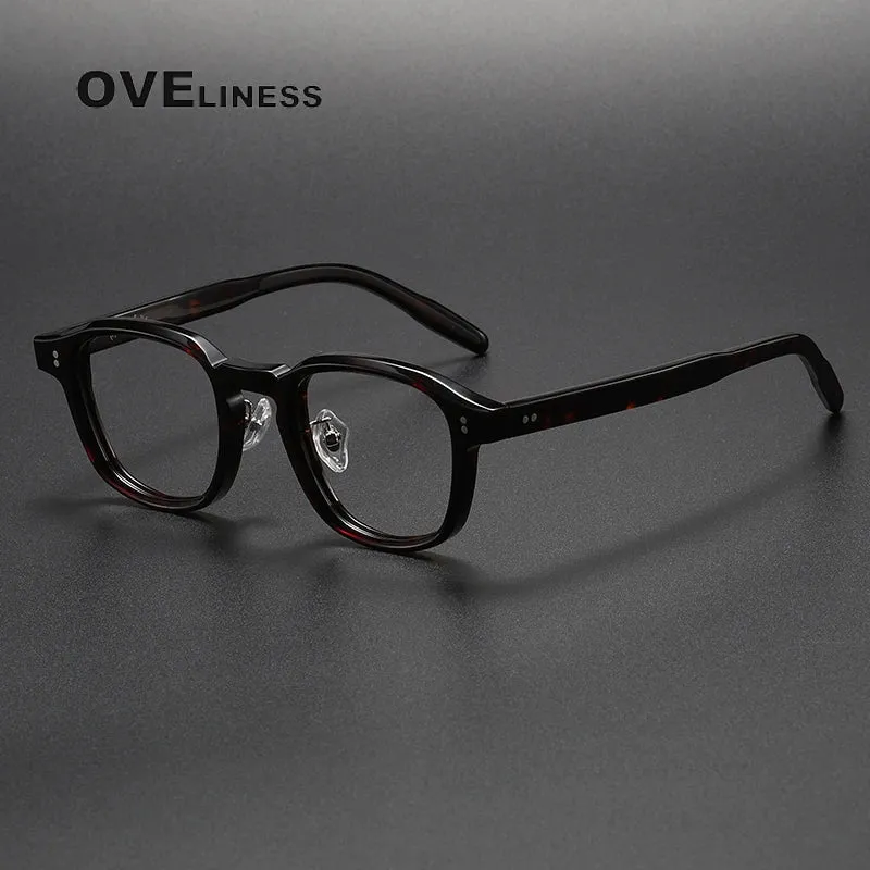 Oveliness Unisex Full Rim Square Acetate Eyeglasses V013