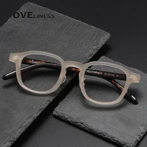 Oveliness Unisex Full Rim Square Acetate Eyeglasses V013