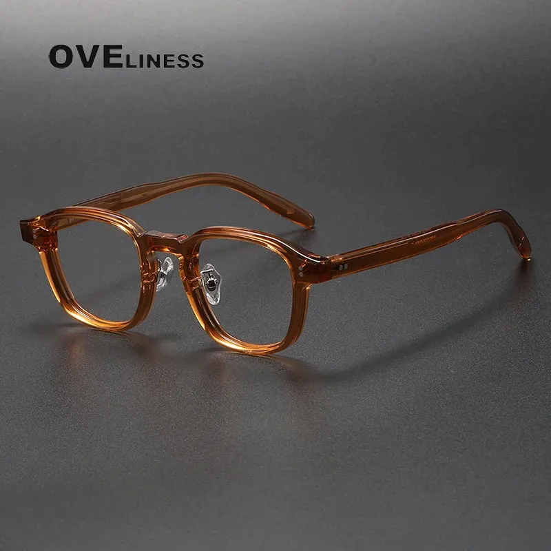 Oveliness Unisex Full Rim Square Acetate Eyeglasses V013