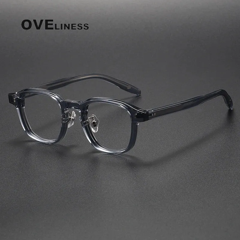 Oveliness Unisex Full Rim Square Acetate Eyeglasses V013