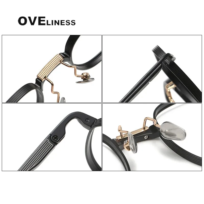 Oveliness Unisex Full Rim Square Titanium Eyeglasses D151