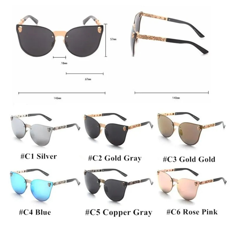 Oversize Pink Rose Gold Sunglasses with Jewel and Cat Eye Embellishments