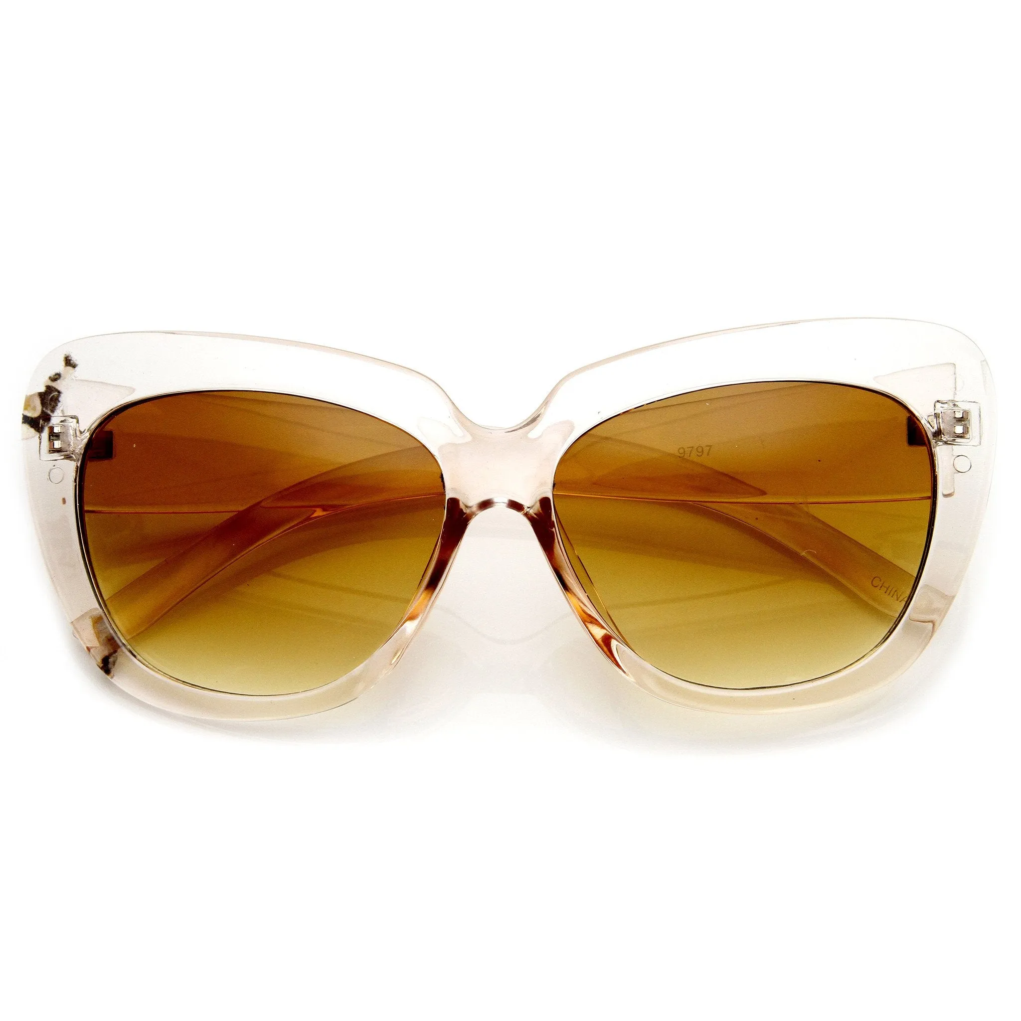 Oversize Womens Designer Cateye Fashion Sunglasses 9163