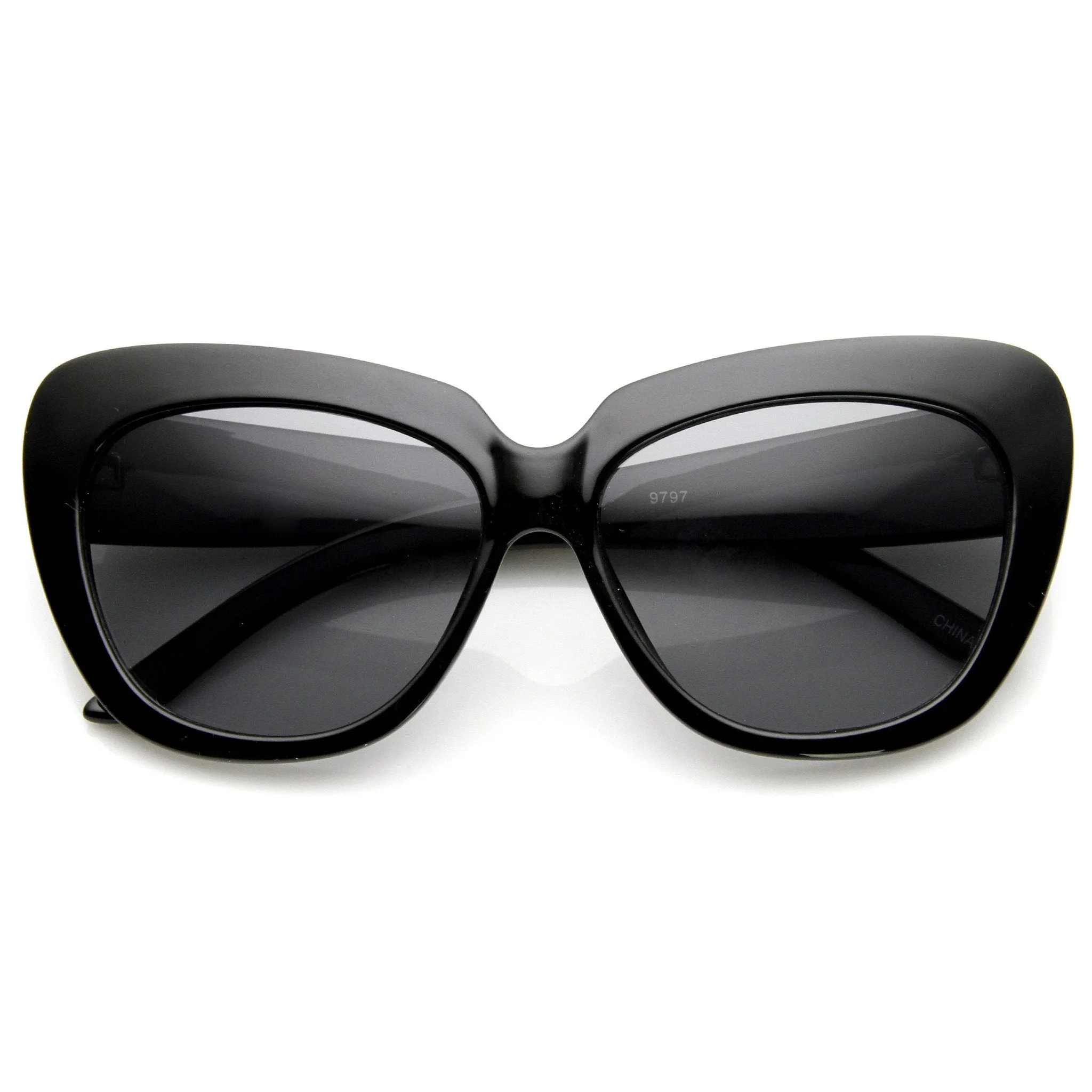 Oversize Womens Designer Cateye Fashion Sunglasses 9163