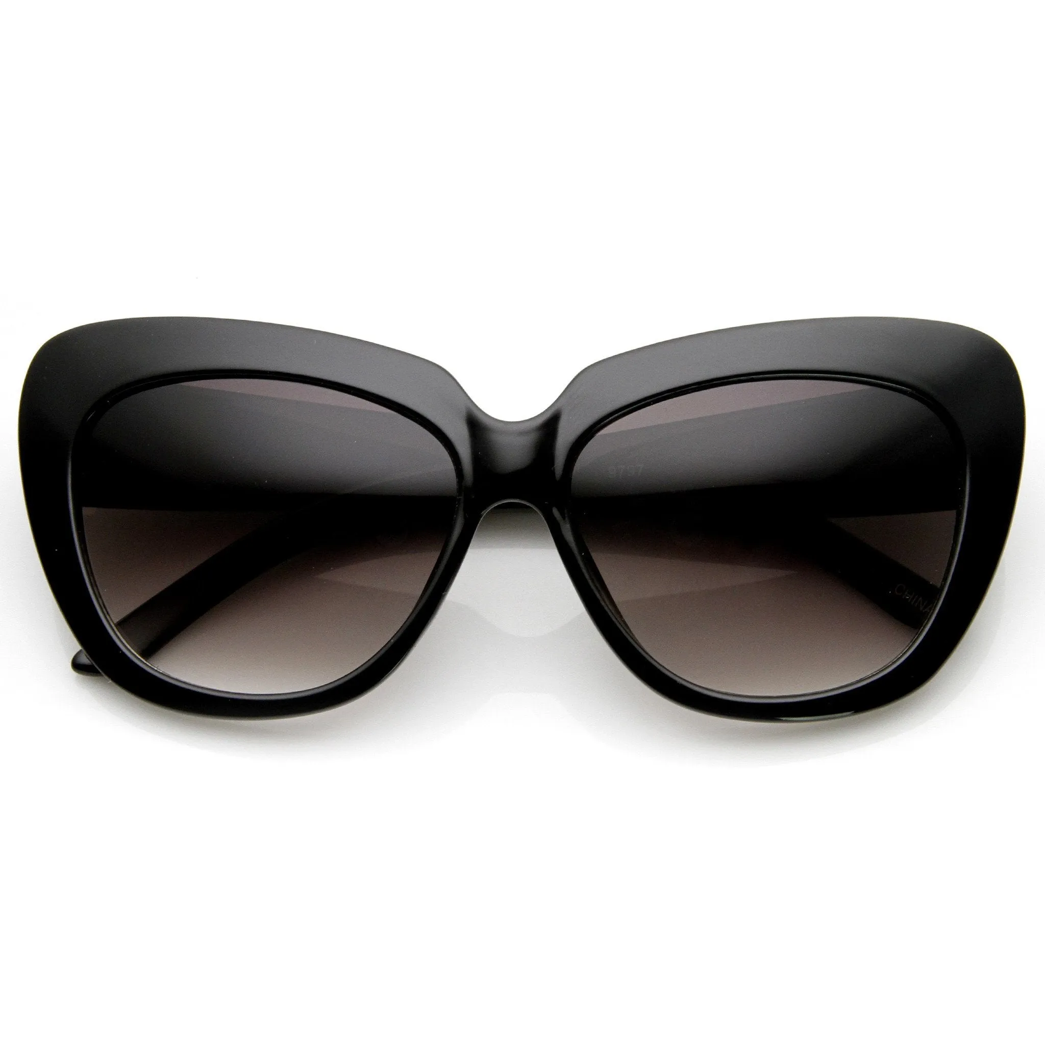 Oversize Womens Designer Cateye Fashion Sunglasses 9163