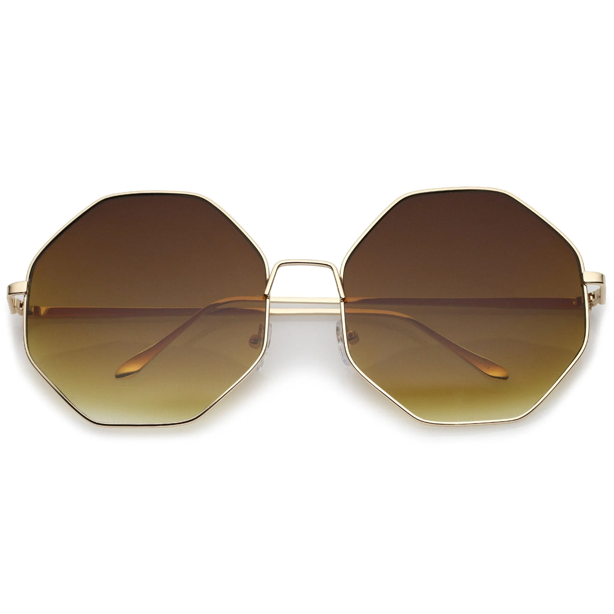 Oversize Women's Retro Hexagon Shape Sunglasses A654
