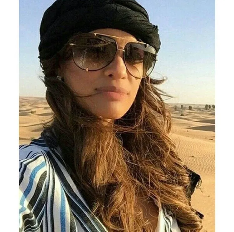 Oversized Pilot Sunglasses UV400 Unisex Fashion,  Retro Designer Big Frame Sun Glasses - 6 Colors