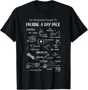 Packing A Day Pack Hiking Camping Trekking Mountaineering T-Shirt