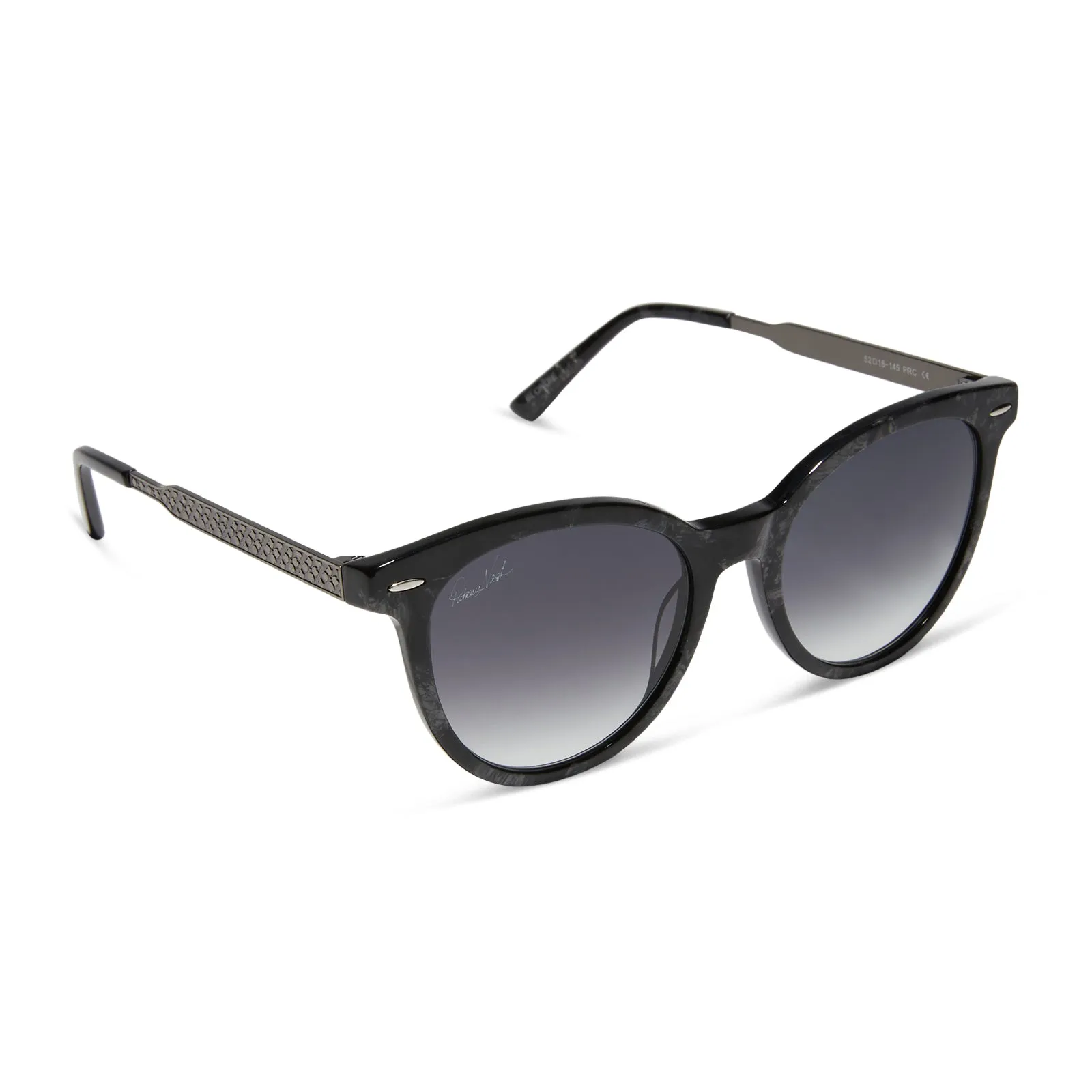 PATRICIA NASH - BLONDIE   ANTIQUE METALLIC   GREY GRADIENT SUNGLASSES